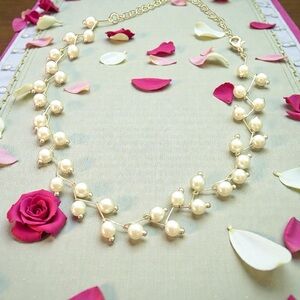 Bridal Pearl Choker Necklace